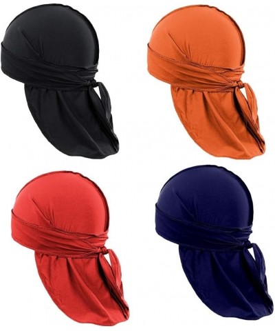 Pack of 12 Durag Headwrap Headscarf Bandana Doo Rag Long Tail Black $22.67 Skullies & Beanies