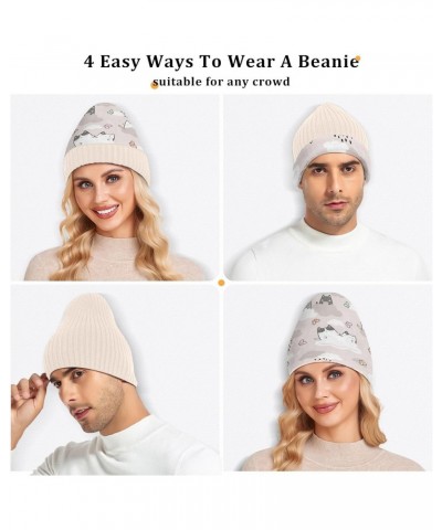 Kawaii Cute Cats in The Sky Knit Beanie Hat Vintage Stylish Unisex Winter Beanie Hat for Adults Kids Women Men $13.19 Skullie...