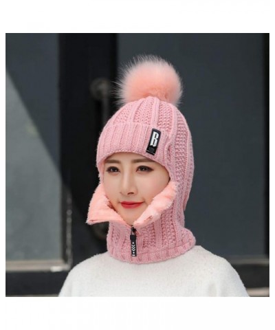 Print Cap Turban Hat Unisex Wrap Hat Ruffle Collar Head Scarf Baseball Caps Municipal Waste Hat B-pink $10.06 Skullies & Beanies