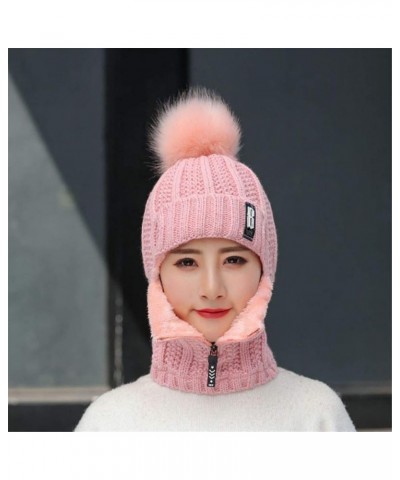 Print Cap Turban Hat Unisex Wrap Hat Ruffle Collar Head Scarf Baseball Caps Municipal Waste Hat B-pink $10.06 Skullies & Beanies