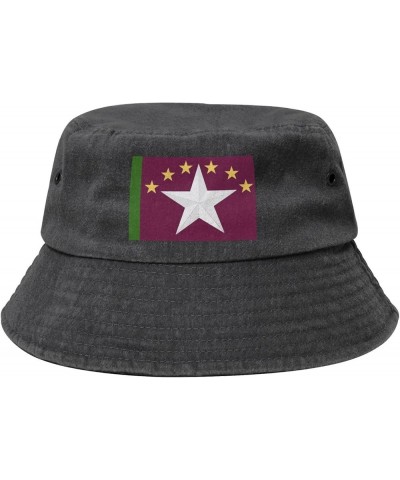 Flag of Traverse City Bucket Hat for Women Men Summer Travel Sun Hat Outdoor Cap Funny Bucket Hats Black $13.73 Bucket Hats