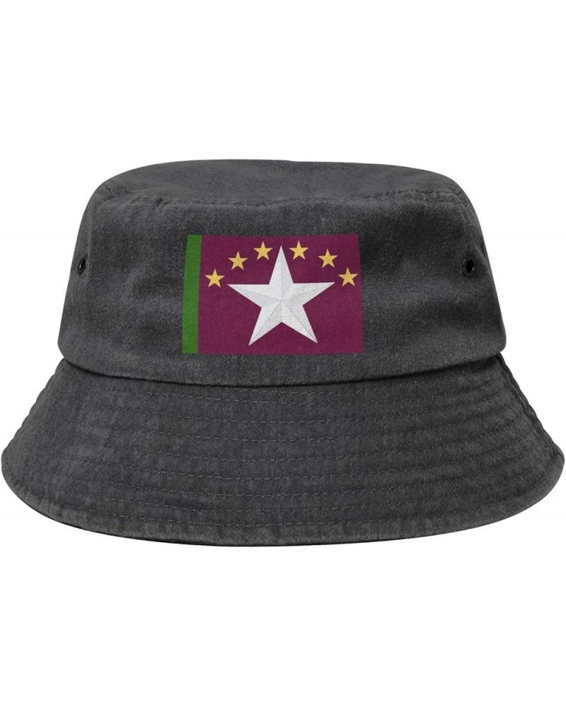 Flag of Traverse City Bucket Hat for Women Men Summer Travel Sun Hat Outdoor Cap Funny Bucket Hats Black $13.73 Bucket Hats