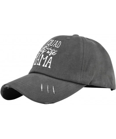 My Squad Calls Me Mama Baseball Cap USA Cowboy Hat Dark Grey Trucker Hat Men Gifts for Daughter Beach Cap $10.82 Cowboy Hats