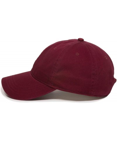 Middle Finger Dad Baseball Cap Embroidered Cotton Adjustable Dad Hat Burgundy $12.25 Baseball Caps