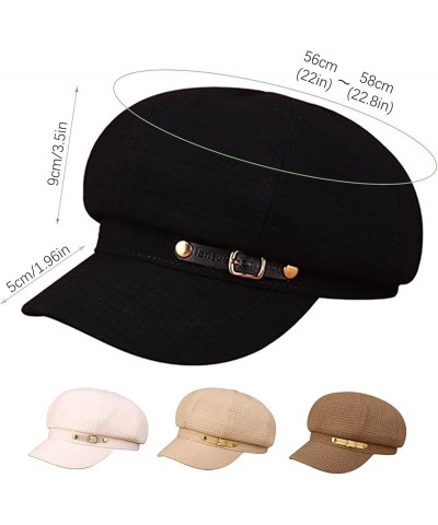 Newsboy Caps Bakerboy Visor Beret Cap for Women Girls, Vintage Pageboy Driving Cabbie Hunting Painter Hat B $9.72 Newsboy Caps