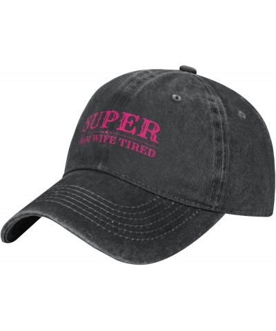 Supers-Moms Super-Wife Supers-Tired Hat Mother's Day Birthday Mom Mama from Daughter Son 2024 Trucker Hat Baseball Cap Black ...