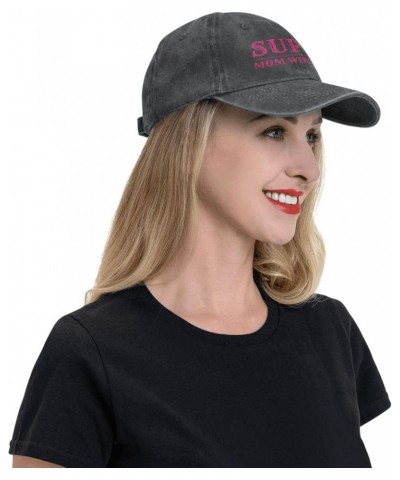 Supers-Moms Super-Wife Supers-Tired Hat Mother's Day Birthday Mom Mama from Daughter Son 2024 Trucker Hat Baseball Cap Black ...