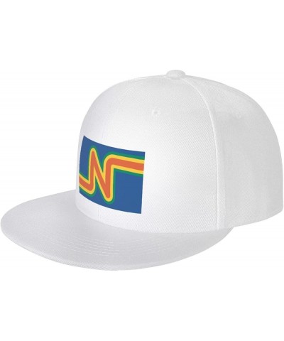 Adjustable Flag of Northside, Cincinnati, Ohio Snapback Hat for Men Women Baseball Cap Dad Hats White $14.42 Baseball Caps