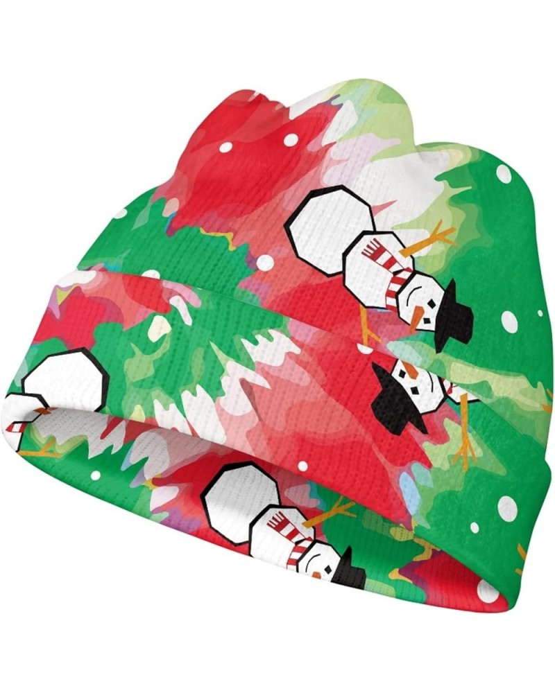 Ugly Christmas Beanie of Quality Knit Fabric, Breathability & Elasticity Skull Cap Hat Tie Dye Snowman $9.87 Skullies & Beanies