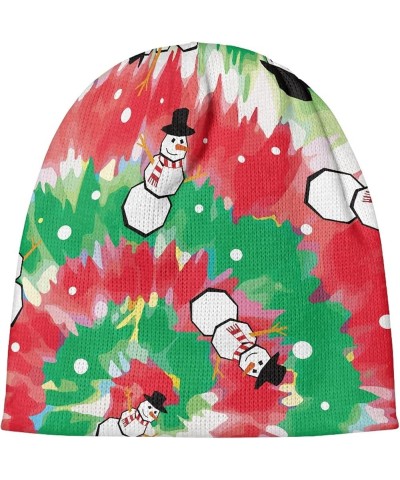 Ugly Christmas Beanie of Quality Knit Fabric, Breathability & Elasticity Skull Cap Hat Tie Dye Snowman $9.87 Skullies & Beanies