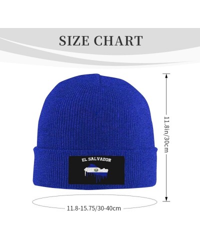 Beanie,El Salvador Flag Salvadoreño Gifts Beanie Hat Women Warm Hats Men Knit Hat Slouchy Skull Cap Knitted Hat Black Blue $1...