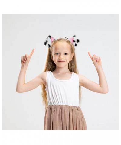 Plush Animal Ears and Horns Headband, Cosplay Costume Accessories for Halloween Christmas Festival Theme Party Dalmatian $7.9...