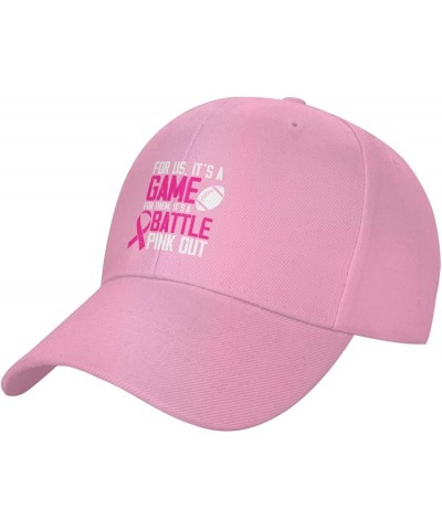 Adjustable Breast Cancer Baseball Cap Women Men Hat Truck Driver Baseball Caps Sun Hats Pink $11.98 Baseball Caps