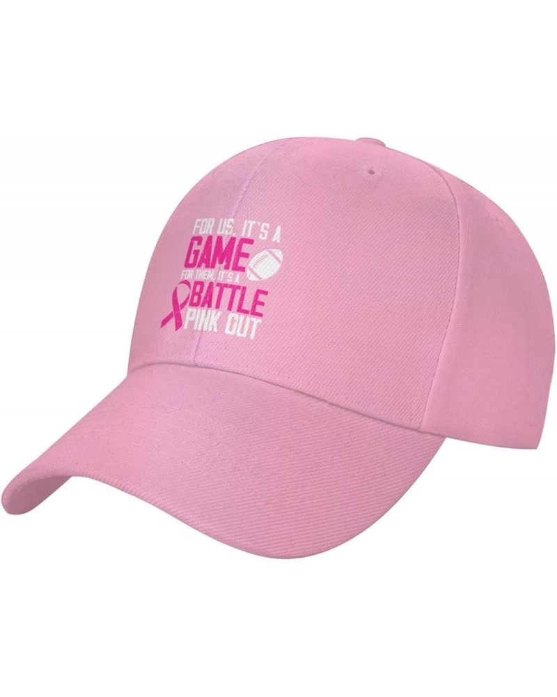 Adjustable Breast Cancer Baseball Cap Women Men Hat Truck Driver Baseball Caps Sun Hats Pink $11.98 Baseball Caps