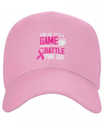 Adjustable Breast Cancer Baseball Cap Women Men Hat Truck Driver Baseball Caps Sun Hats Pink $11.98 Baseball Caps