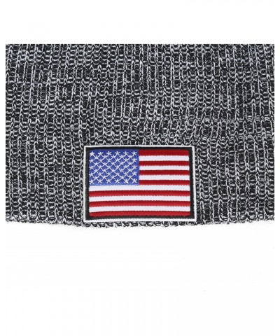 Unisex Autumn Winter America National Flag Elastic Knitted Hat Outdoor Beanie $10.03 Skullies & Beanies