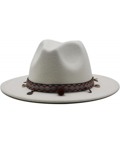 Womans Big Wide Brimmed Wool Felt Floppy Hat Crushable Women Warm Fedora Hats Jazz Hat Caps for Outside Red L $19.03 Fedoras