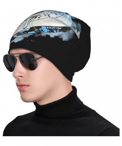 Dire Rock Straits Band Beanie Hat Knit Hat Slouchy Soft Skull Cap Sports for Men Women Headwear Black $11.54 Skullies & Beanies