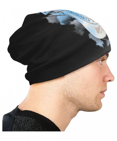 Dire Rock Straits Band Beanie Hat Knit Hat Slouchy Soft Skull Cap Sports for Men Women Headwear Black $11.54 Skullies & Beanies