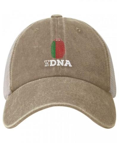 Belarus It's in My DNA Baseball Cap Women Men Mesh Back Hats Vintage Cowboy Hat Dad Caps Natural $13.24 Cowboy Hats