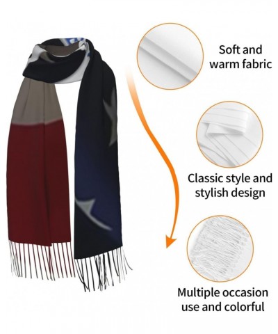 Us Marshals Service Embrace Elegance Fringed Scarf Comfort Luxury Warm 27in×77in $22.72 Scarves