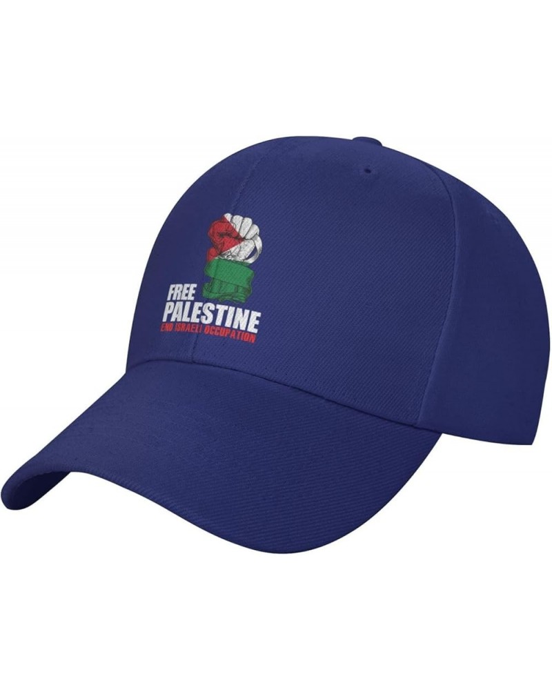 I Stand with Palestine Hat Free Palestine Hat End Israeli Occupation Hat Baseball Hat Fashion Baseball Cap Men Women Blue $10...