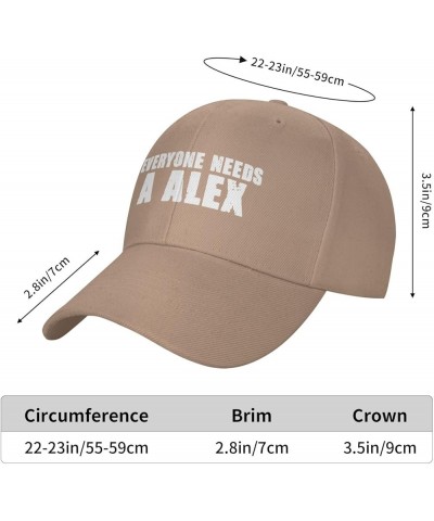 Men Women Baseball Hats Everyone Needs A Alex Vintage Dad Hat Adjustable Casquette Cap Natural $9.71 Baseball Caps