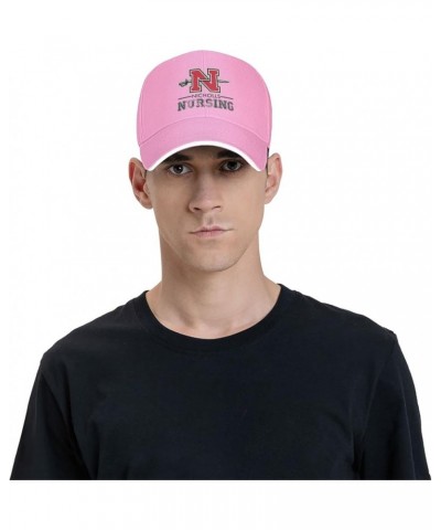 Nicholls State University Logo Unisex Classic Hat Adjustable Fashion Casquette for Men Women Pink $9.05 Baseball Caps