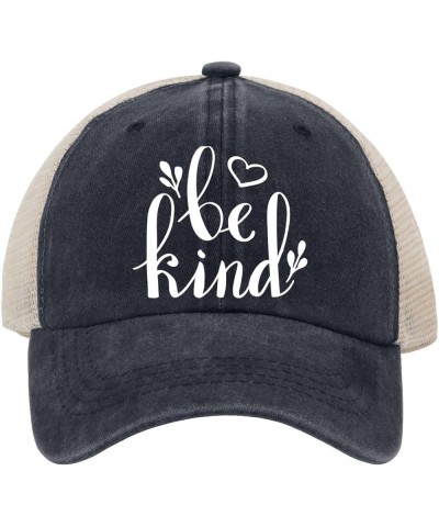 be Kind Heart Baseball Cap Music hat Purplish Blue04 Mens hat Gifts for Son Golf Hat Purplish Blue04 $9.50 Sun Hats