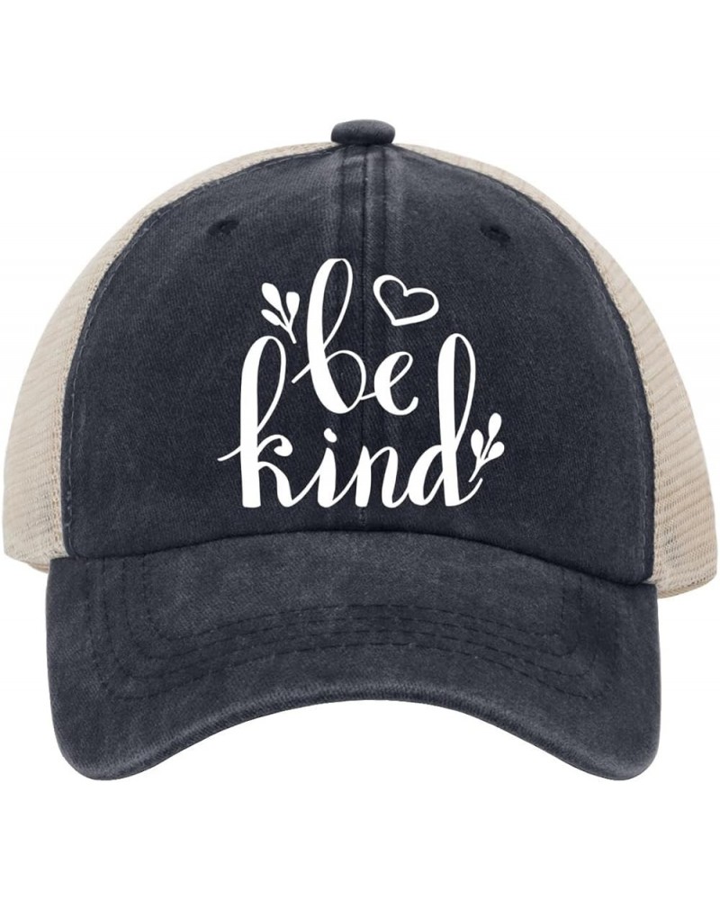 be Kind Heart Baseball Cap Music hat Purplish Blue04 Mens hat Gifts for Son Golf Hat Purplish Blue04 $9.50 Sun Hats