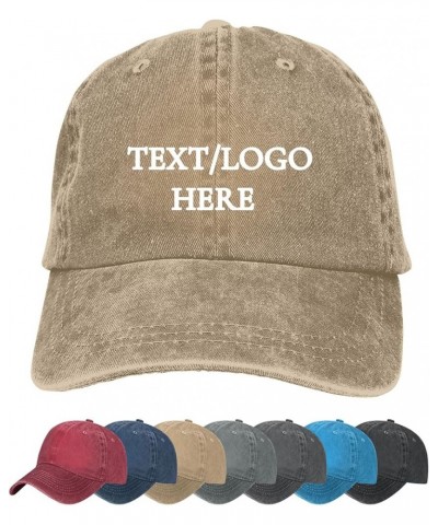 Custom Baseball Caps Personalized Cowboy Hat with Your Text Image for Women Men Fashion Styling Casquette Gifts Natural $9.16...