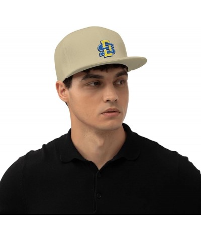 South Dakota State University Logo Baseball Fashion for Men Trucker Sun Visor Cap Natural $13.43 Baseball Caps