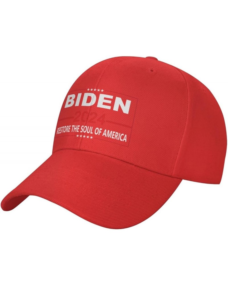 Biden 2024 Hat Restore The Soul of America Hat Joe Biden Kamala Harris Hat Pro Biden Hat Baseball Cap Dad Trucker Red $10.09 ...