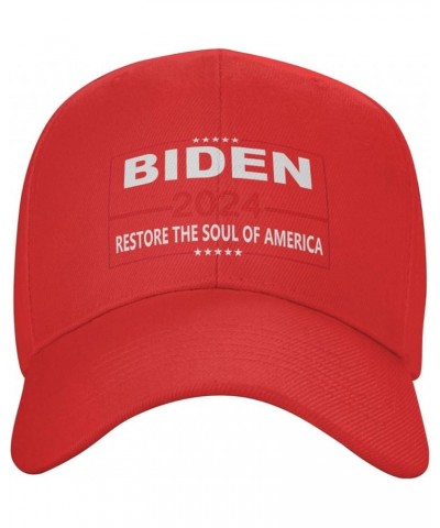 Biden 2024 Hat Restore The Soul of America Hat Joe Biden Kamala Harris Hat Pro Biden Hat Baseball Cap Dad Trucker Red $10.09 ...