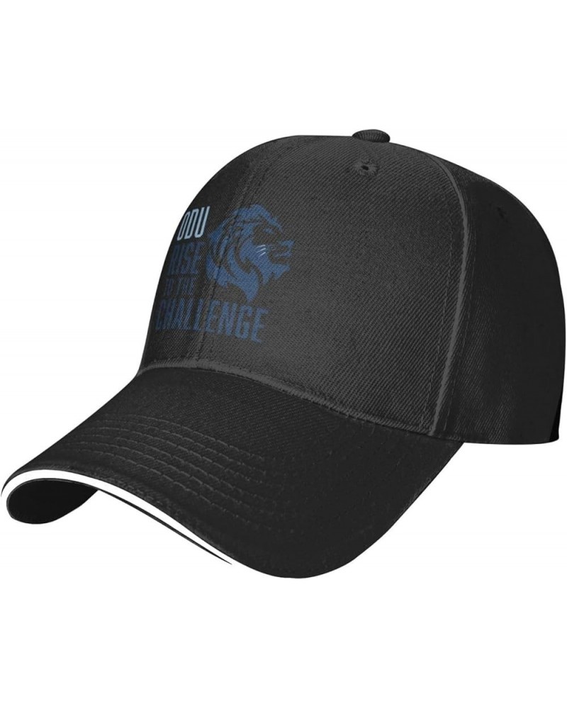 Old Dominion University Logo Unisex Classic Hat Adjustable Fashion Casquette for Men Women Black $9.53 Baseball Caps