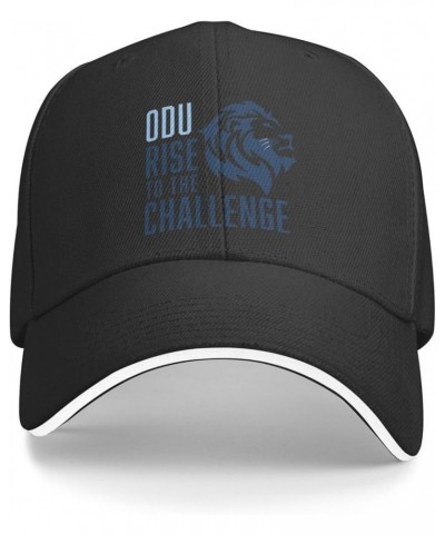 Old Dominion University Logo Unisex Classic Hat Adjustable Fashion Casquette for Men Women Black $9.53 Baseball Caps