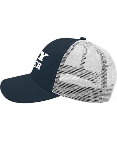 Baseball Caps i Love My Daughter Dad Hats, Funny Baseball Caps for Men Marine Blue $8.40 Skullies & Beanies