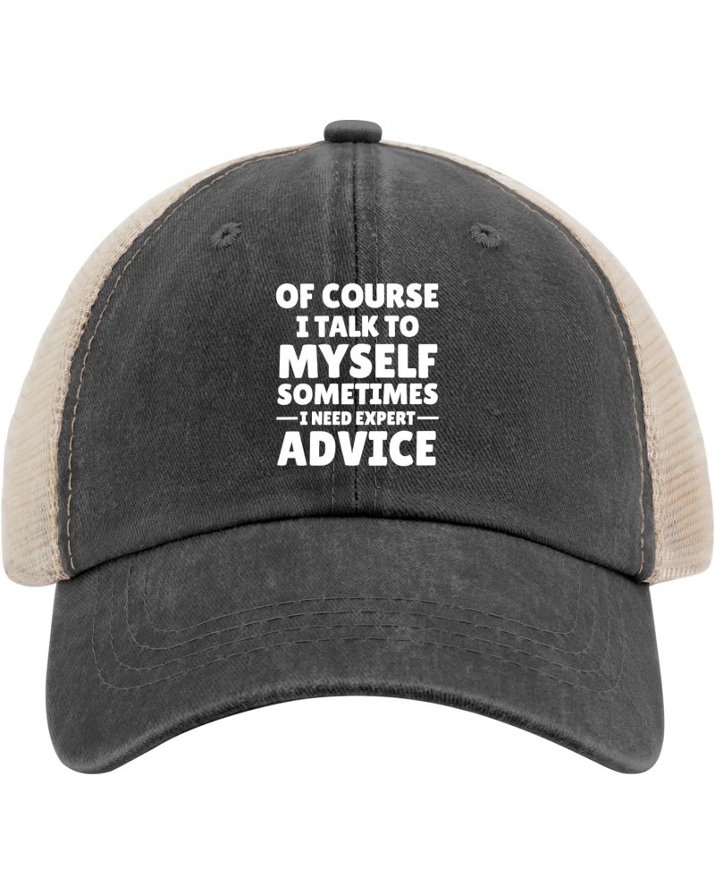 Sometimes I Need Expert Advice Hat Youth Golf Hat AllBlack Hats for Men Baseball Cap Gifts for Son Baseball Hats $11.87 Baseb...