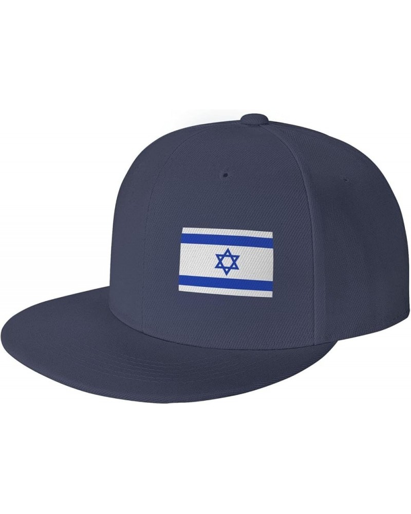 Men Women Baseball Hat Flag of Israel Vintage Dad Hat Adjustable Casquette Cap,Black Navy Blue $11.21 Baseball Caps