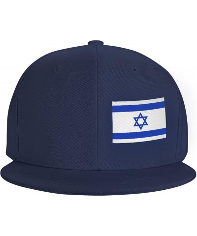 Men Women Baseball Hat Flag of Israel Vintage Dad Hat Adjustable Casquette Cap,Black Navy Blue $11.21 Baseball Caps