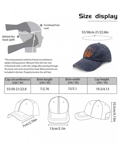 Solar Eclipse 2024 Twice in a Lifetime Mens hat Vintage Cotton Washed Baseball Caps Adjustable Dad Navy Blue $8.31 Baseball Caps