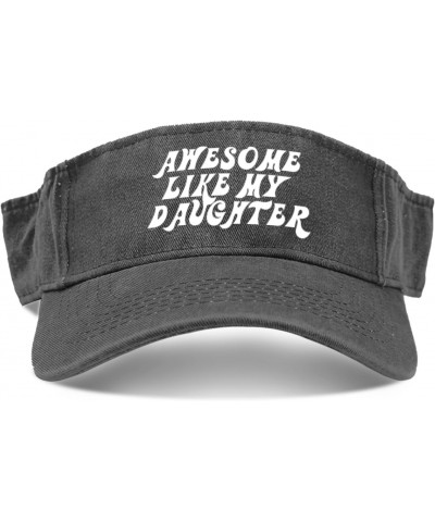 Awesome Like My Daughter Hat Sun Visor Hats for Adult Sun Visor Hat Trendy Sports Caps $10.24 Visors