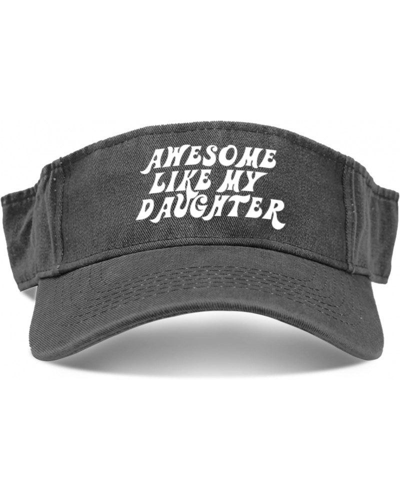 Awesome Like My Daughter Hat Sun Visor Hats for Adult Sun Visor Hat Trendy Sports Caps $10.24 Visors