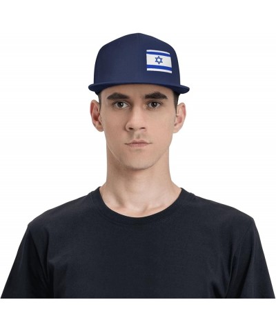 Men Women Baseball Hat Flag of Israel Vintage Dad Hat Adjustable Casquette Cap,Black Navy Blue $11.21 Baseball Caps