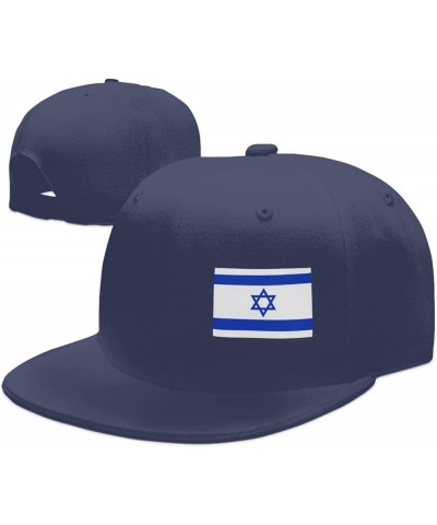 Men Women Baseball Hat Flag of Israel Vintage Dad Hat Adjustable Casquette Cap,Black Navy Blue $11.21 Baseball Caps