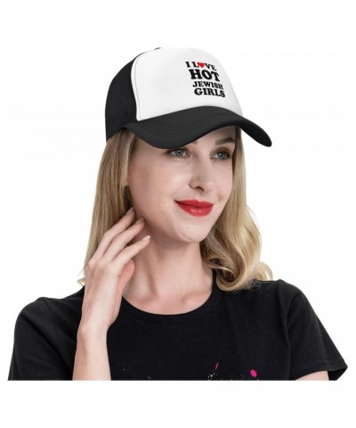 I Heart-Love Hot Jewish Girls-Hat Funny Trucker Hats Gag Funny Hats for Men Crazy Hats for Adults Vintage Baseball Caps $9.88...