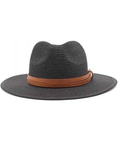 Summer Breathable Panama Straw Hat Men's and Women's Summer Hat Korean Style White Straw Hat Fengyan Sun Hats Navy $19.77 Sun...