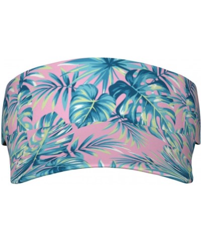 Sports Sun Visor Hats Tropical Exotic Palm Leaf Baseball Empty Top Sun Caps for Men Women $10.06 Visors