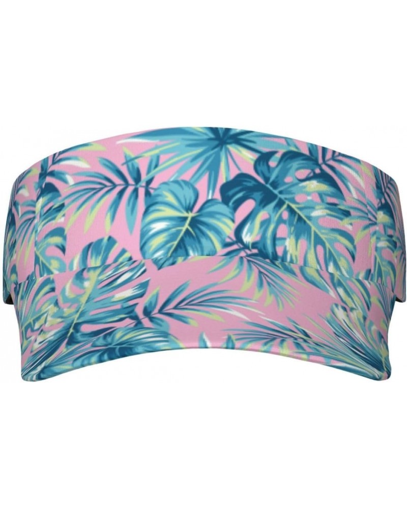 Sports Sun Visor Hats Tropical Exotic Palm Leaf Baseball Empty Top Sun Caps for Men Women $10.06 Visors