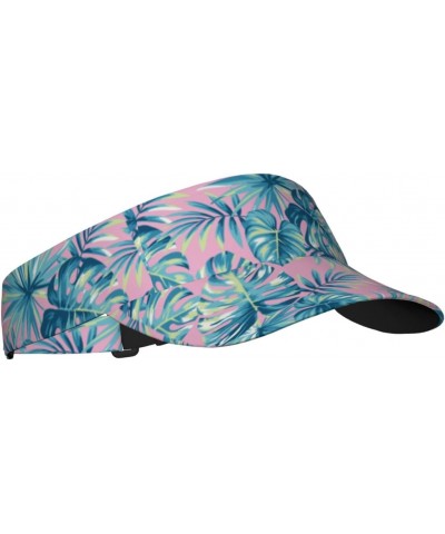 Sports Sun Visor Hats Tropical Exotic Palm Leaf Baseball Empty Top Sun Caps for Men Women $10.06 Visors